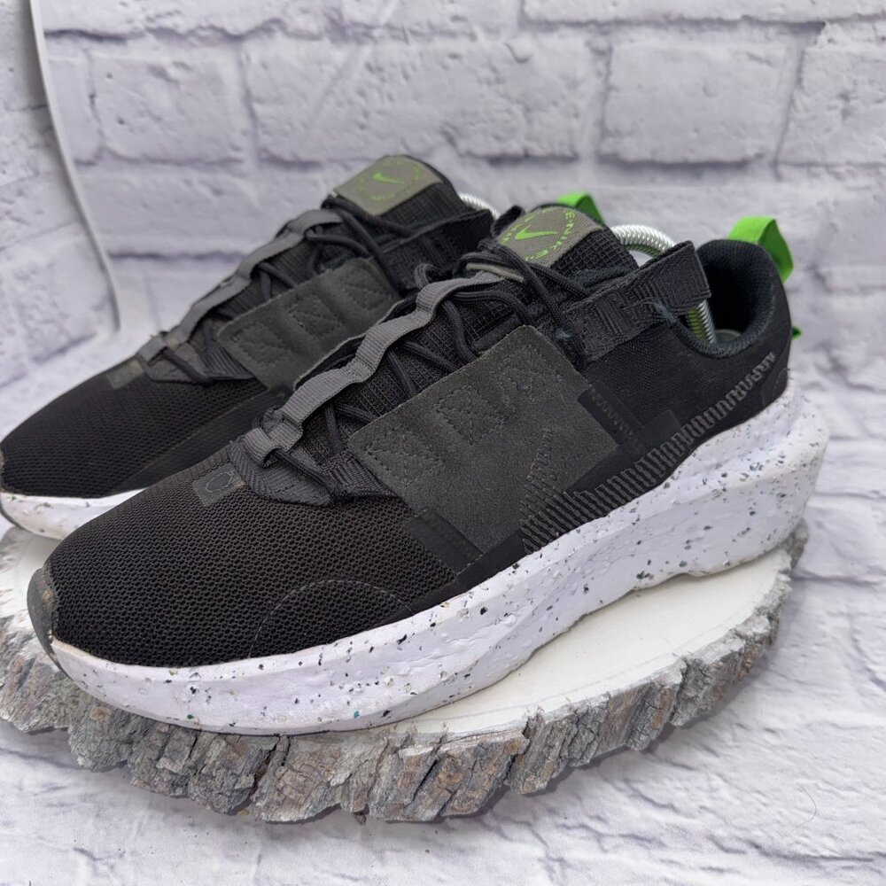 Nike Crater Impact DB2477-001 Black Off Noir Low Top Sneaker Mesh Mens Size 10